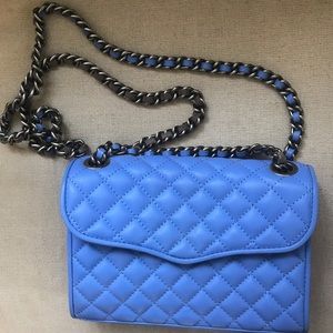 Rebecca Minkhoff blue flap bag
